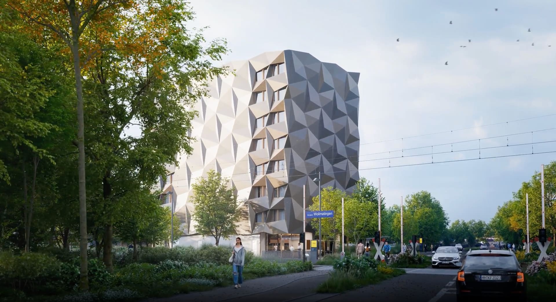 The Reed am Mobility-Hub Konstanz-Wollmatingen — Bahn, Straße, Bodensee-Radweg